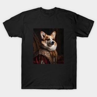 Corgie - Medieval English Prince T-Shirt